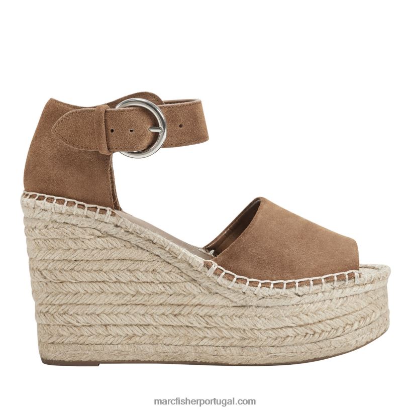 mulheres Marc Fisher sandália espadrille alida 62B08L189 natural