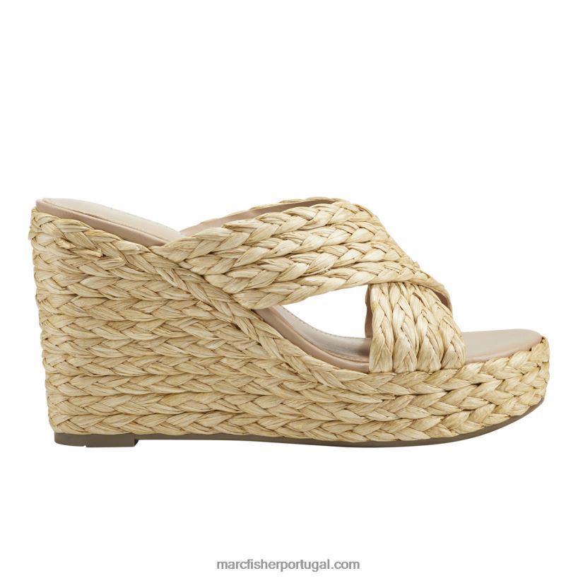 mulheres Marc Fisher sandália espadrille lynn 62B08L197 luz natural