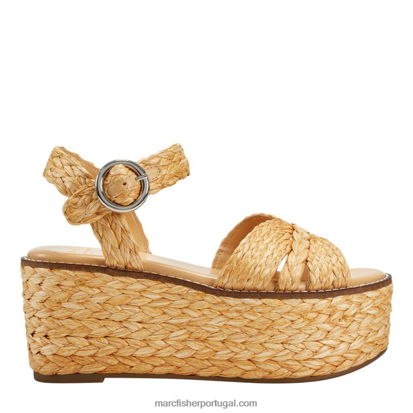 mulheres Marc Fisher sandália espadrille naydine com tira no tornozelo 62B08L241 laranja