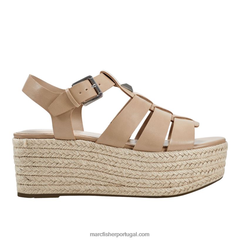 mulheres Marc Fisher sandálias jenila espadrille 62B08L206 luz natural