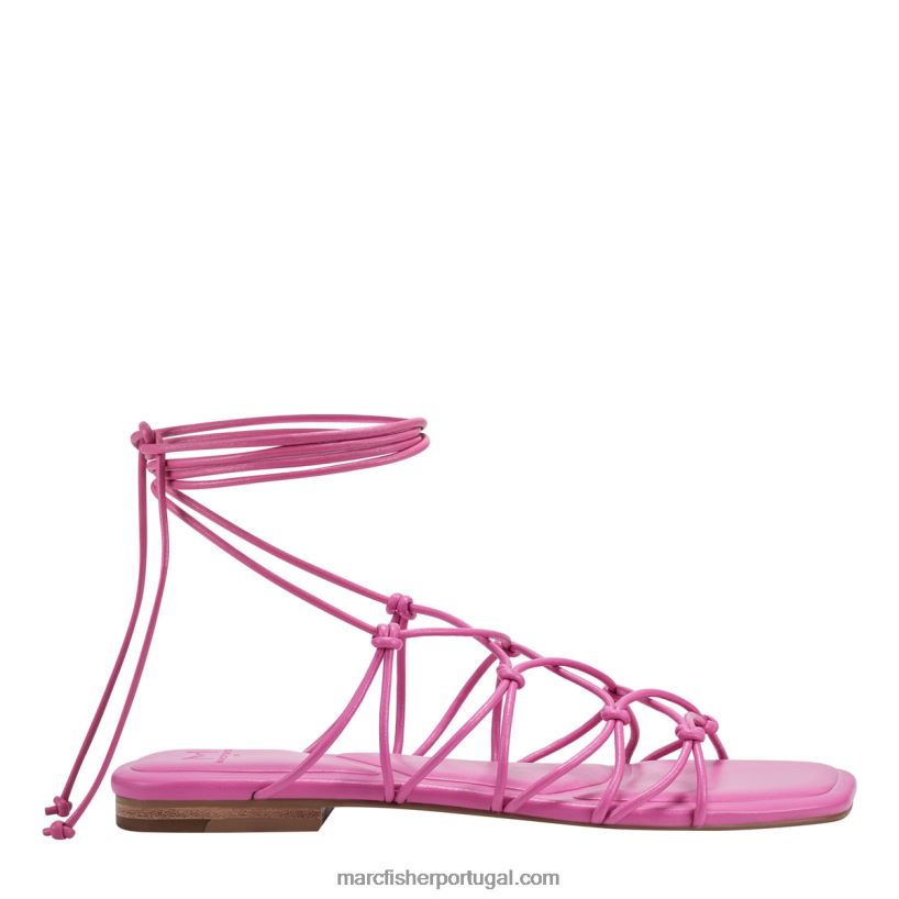 mulheres Marc Fisher sandália rasteira monnie 62B08L273 magenta