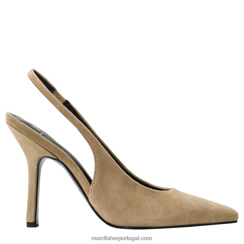 mulheres Marc Fisher bomba emalyn slingback 62B08L686 camurça natural
