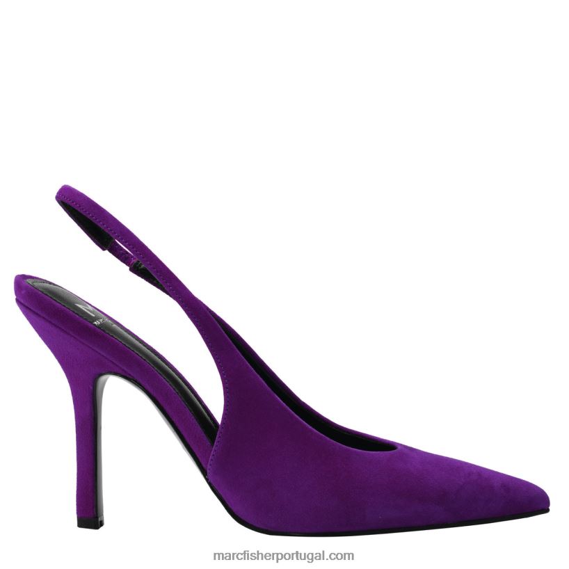 mulheres Marc Fisher bomba emalyn slingback 62B08L692 camurça magenta