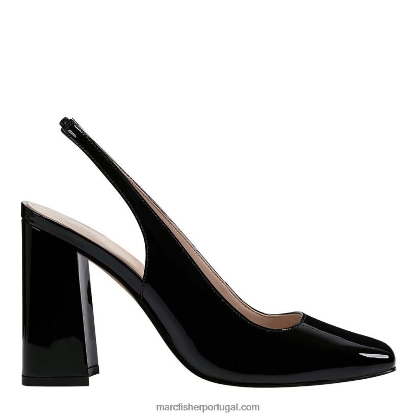 mulheres Marc Fisher salto onna 62B08L383 patente negra