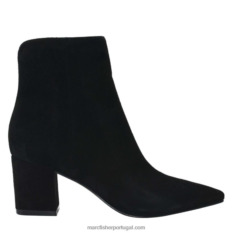 mulheres Marc Fisher bota de salto jina 62B08L100 Camurça preta