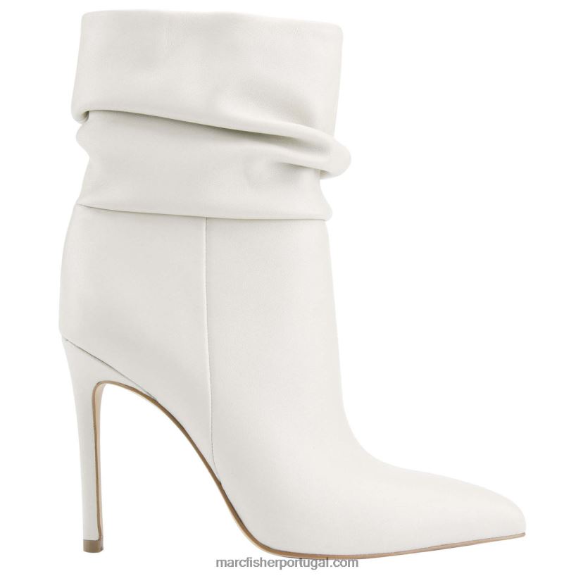 mulheres Marc Fisher bota de vestido rayya 62B08L126 couro creme chique