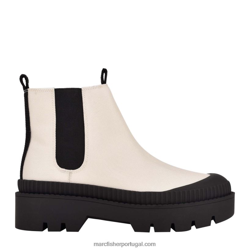 mulheres Marc Fisher libbi lugsole botinha 62B08L13 marfim