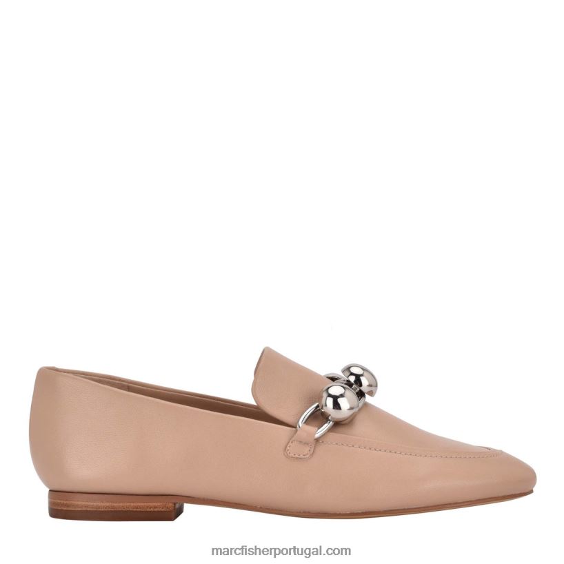 mulheres Marc Fisher mocassim elenda 62B08L434 couro natural claro