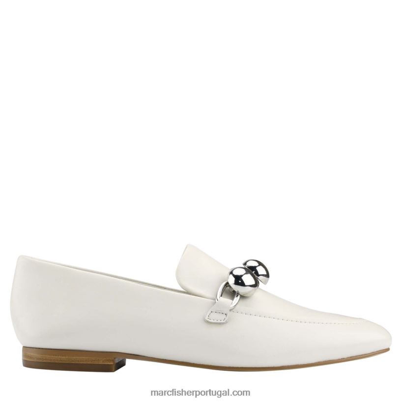 mulheres Marc Fisher mocassim elenda 62B08L435 couro creme chique