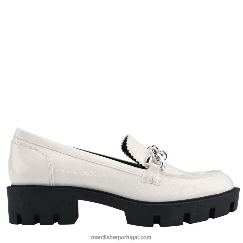 mulheres Marc Fisher mocassim lugsole louanz 62B08L438 patente de creme chique
