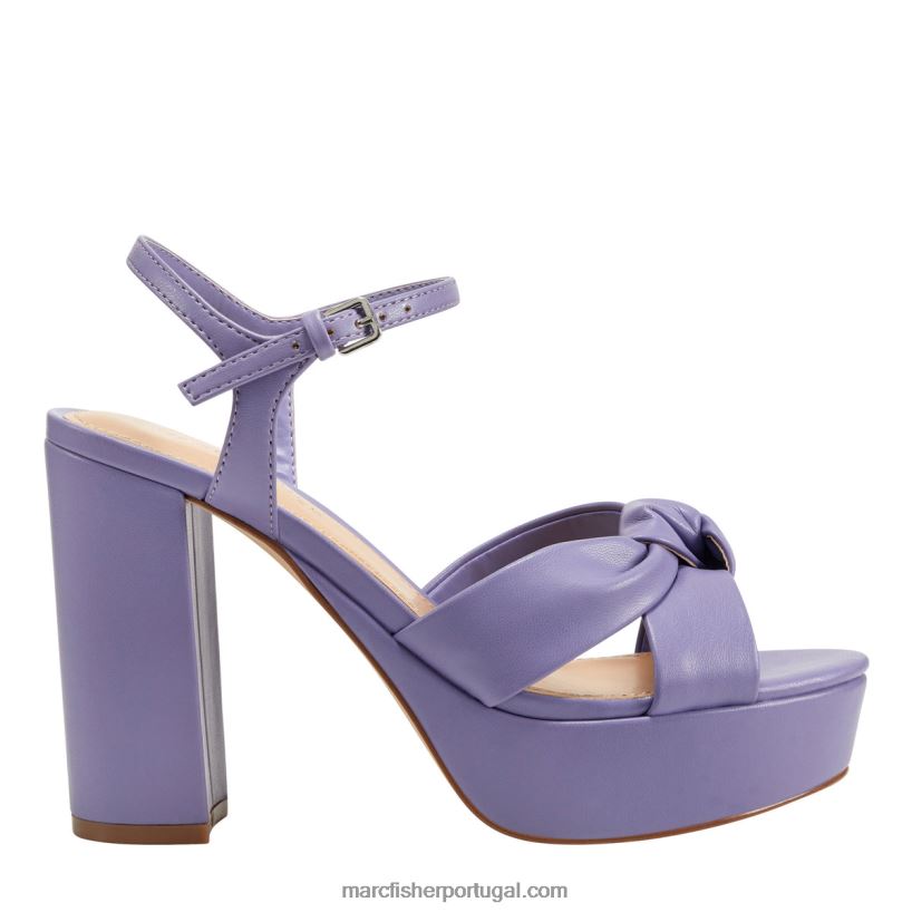 mulheres Marc Fisher sandália plataforma deren 62B08L580 roxo