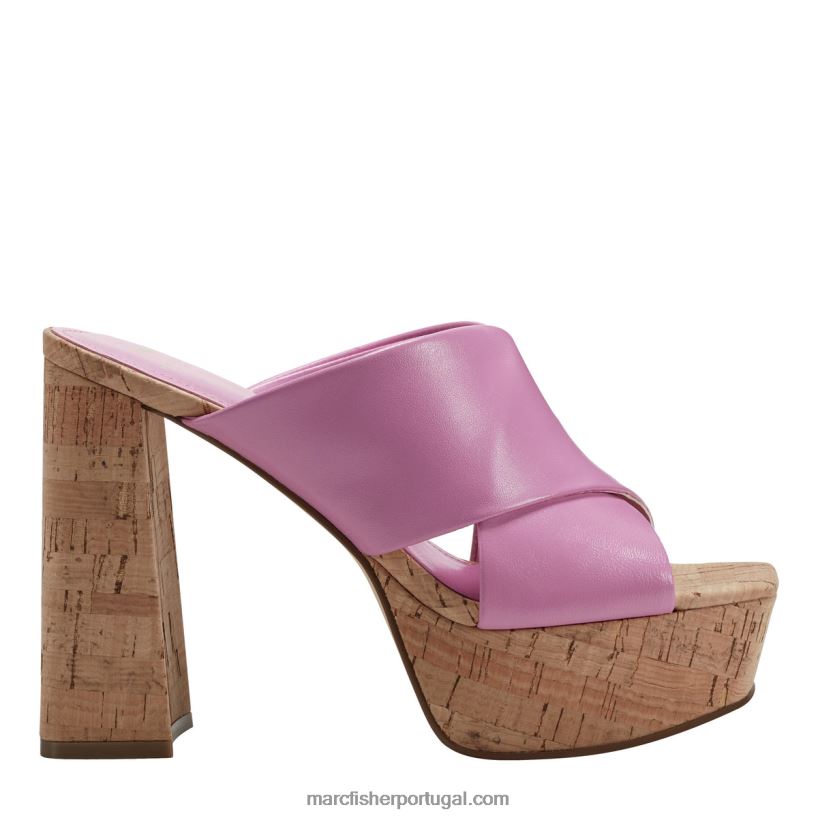 mulheres Marc Fisher sandália plataforma farlow 62B08L569 rosa
