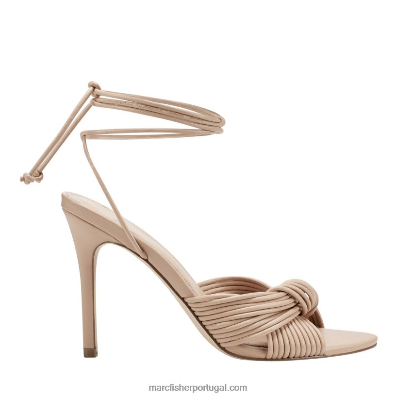 mulheres Marc Fisher brista sandália salto grosso 62B08L343 luz natural