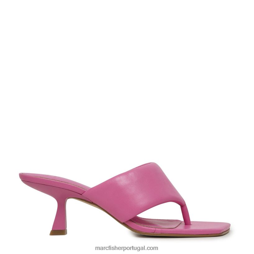 mulheres Marc Fisher sandália salto cici 62B08L528 couro rosa