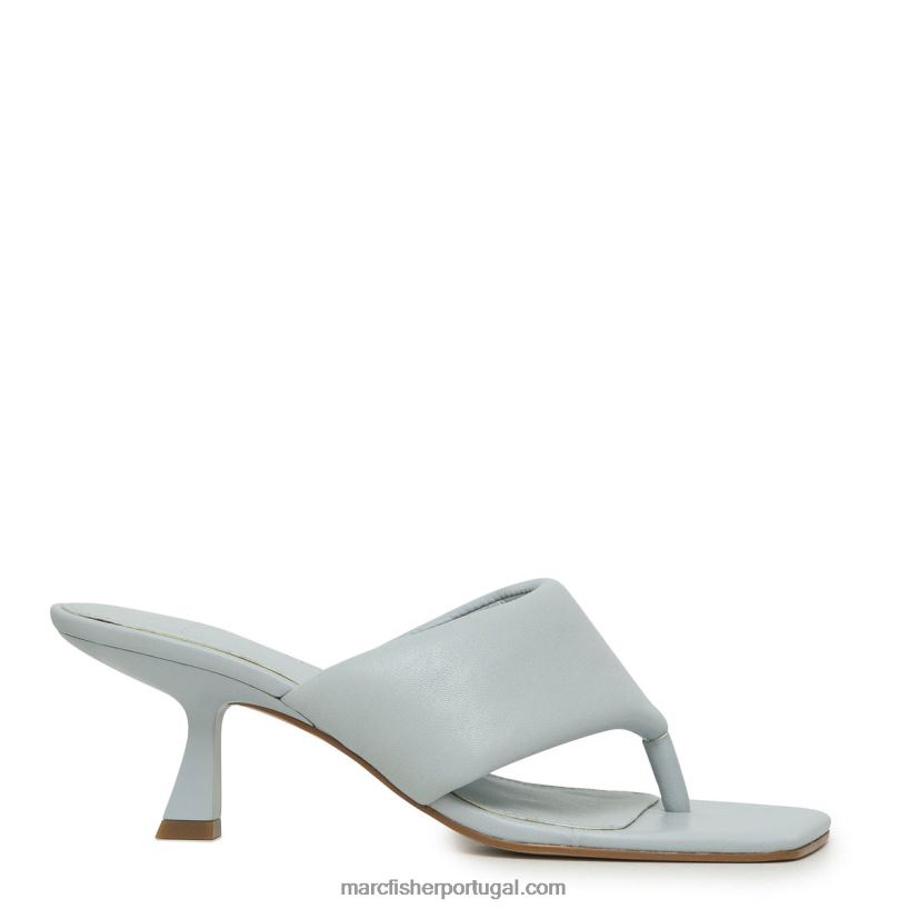 mulheres Marc Fisher sandália salto cici 62B08L537 couro verde claro